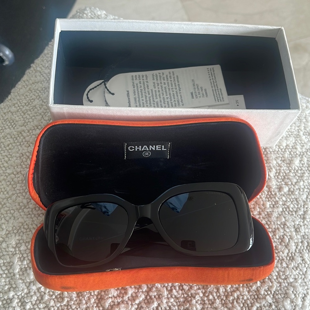 Chanel sunglasses model # 501 c501/91 circa 90’s